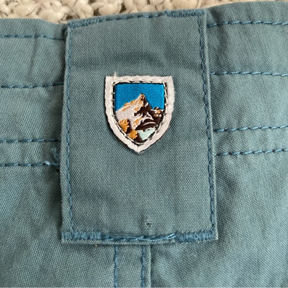 KÜHL Blue Spire Roll-Up Pants Women's Hiking Convertible Gorpcore Size 10 Short - Picture 9 of 13